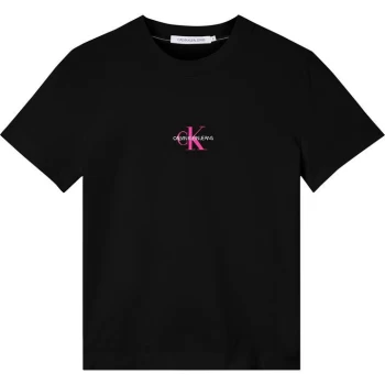 Image of Calvin Klein Jeans Logo T Shirt - 0K5 CK BLACK