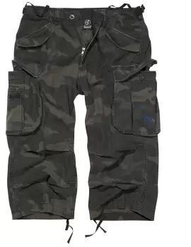 Image of Brandit Industry Vintage 3/4 Shorts dark camo