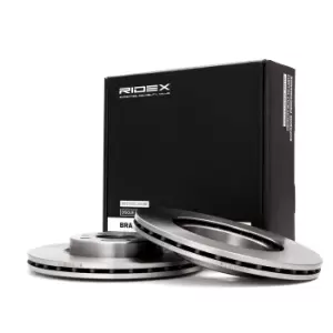 Image of RIDEX Brake disc FIAT,ALFA ROMEO,LANCIA 82B0068 0060806137,0060811266,46416712 Brake rotor,Brake discs,Brake rotors 46423415,60806137,60810076,7645056