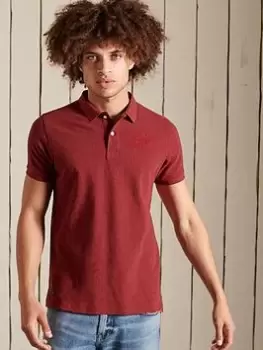 Image of Superdry Superstate Polo, Red Size M Men