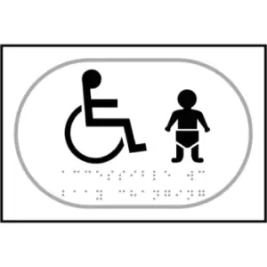 Image of Disabled Baby Change Graphic - Taktyle (225 X 150MM)