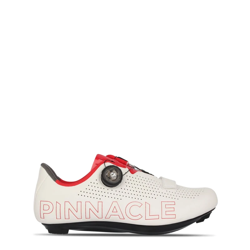 Image of Pinnacle Radium Road Ladies Cycling Shoes White/Coral female 6.5 (39.5)