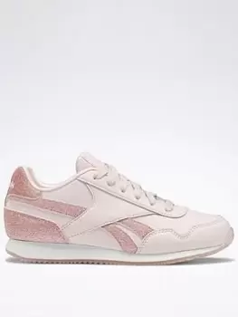 Image of Reebok Royal Classic Jog 3 Shoes, Pink, Size 5 Older