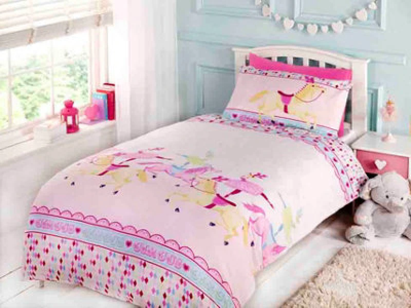 Image of Rapport Home Show Time Duvet Set Light Pink
