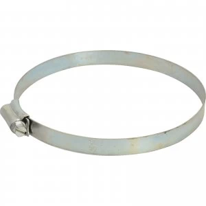 Image of Faithfull Zinc Plated Hose Clips 90mm - 120mm Pack of 1