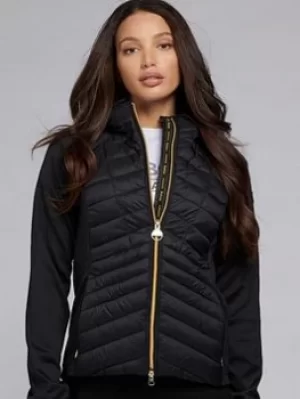 Image of Barbour International Carnaby Sweat -black, Black, Size 14, Women