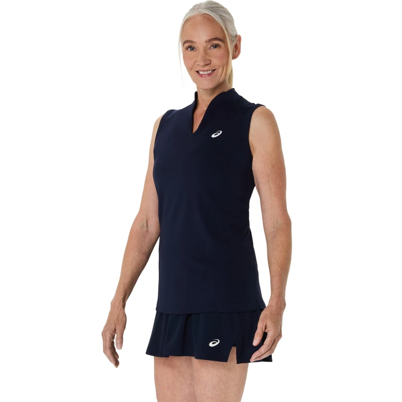Image of Asics Court Tank Vest Womens Midnight female 12 (M)