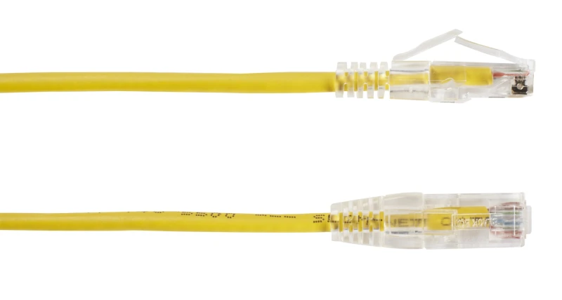 Image of Black Box CAT6A 0.9m networking cable Yellow U/UTP (UTP)