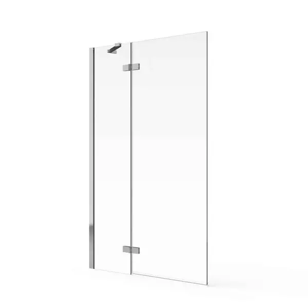 Image of Aqualux 6Mm 2-pnl Hinged Bathscreen 1500X1000 Cr 8162017