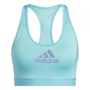 Image of adidas Don't Rest Alphaskin Bra Womens - Mint Ton / White