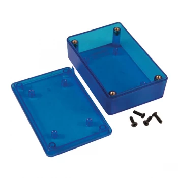 Image of Hammond 1591XXMTBU ABS Enclosure Multipurpose Translucent Blue 85 ...