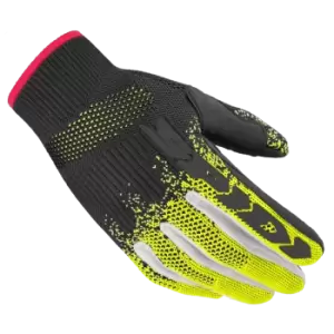 Image of Spidi X-Knit Black Yellow Fluo Motorcycle Gloves L