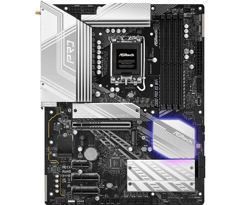 Image of Asrock Z890 Pro RS WiFi Intel Z890 LGA 1851 (Socket V1) ATX