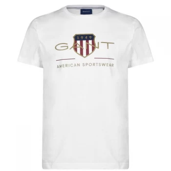 Image of Gant Archive T Shirt - White 110