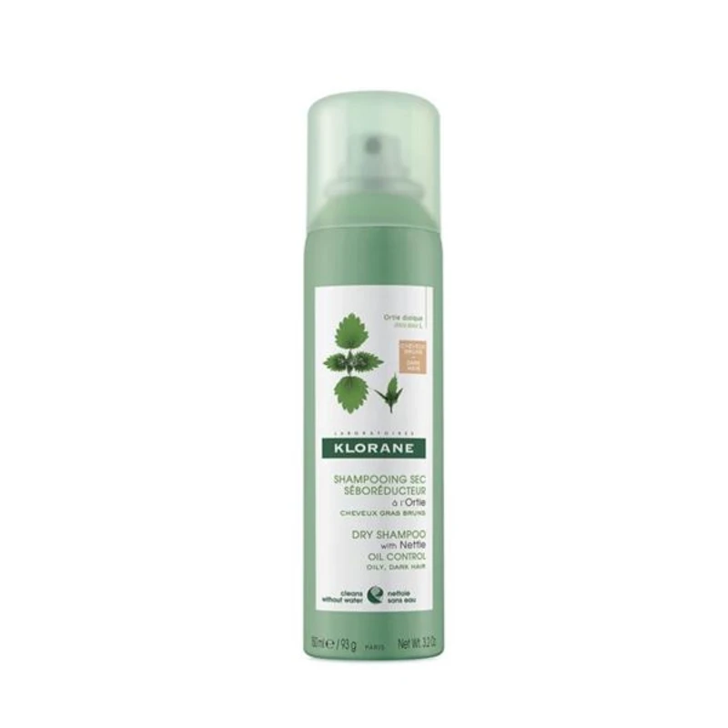 Image of Klorane Dry Shampoo with Nettle for Oily, Dark Hair 150ml