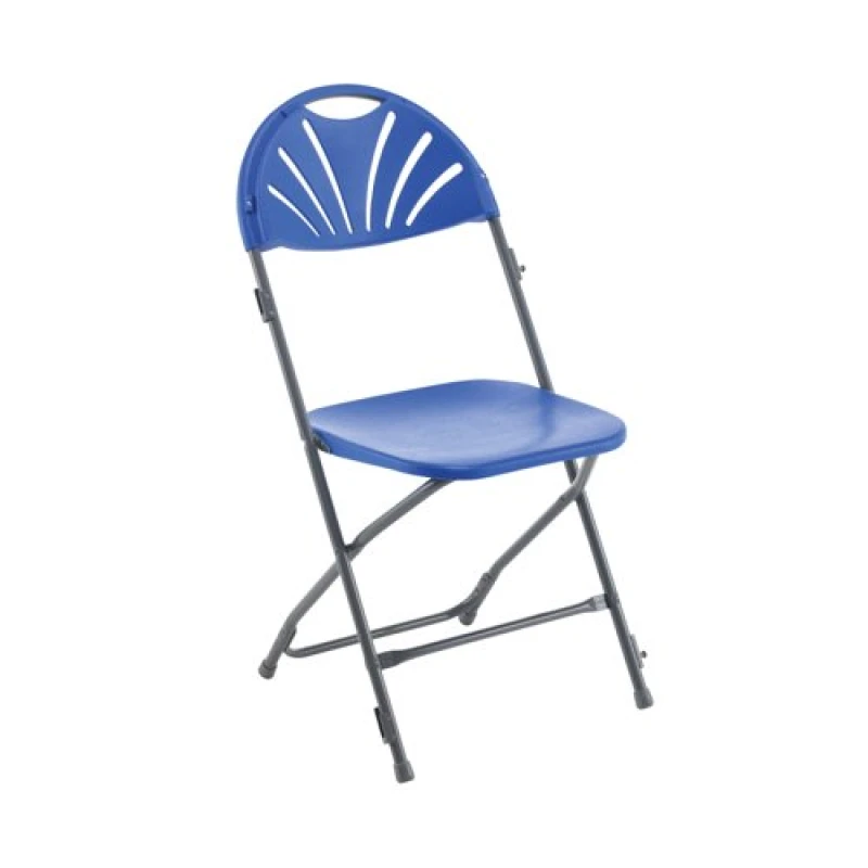 Image of Titan Folding Chair 445x460x870mm Blue KF78658