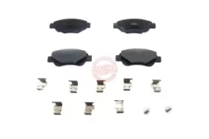 Image of MASTER-SPORT Brake pad set Premium Front Axle 13046038292N-SET-MS Brake pads,Brake pad set, disc brake PEUGEOT,TOYOTA,CITROEN