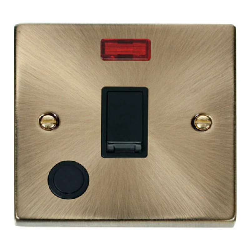 Image of SE Home Antique Brass 1 Gang 20A DP Switch With Flex With Neon Gold unisex