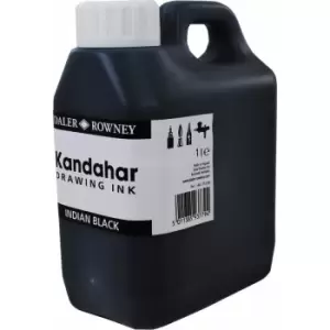 Image of Daler Rowney - Black Kandahar Ink 1L