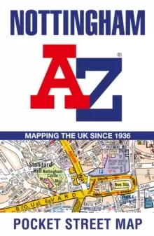 Image of Nottingham A-Z Pocket Street Map