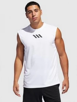 Image of Adidas Pm Sleeveless Tank - White