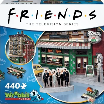 Image of Wrebbit 3D Friends - Central Perk Jigsaw Puzzle - 440 Pieces