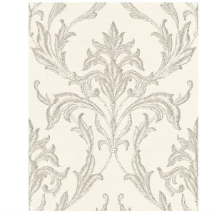 Image of Graham and Brown Boutique Oxford Wallpaper - Pearl