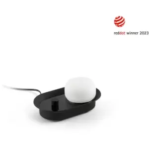 Image of Faro Maya Black Wall Lamp 8W 2700K