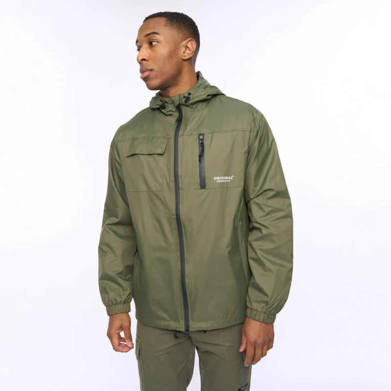 Image of Crosshatch Crosshatch Men Utilate Jacket in Green Size: Small Green S Male 5059294656016