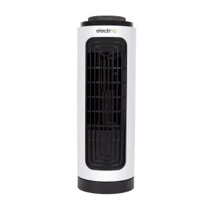 Image of electriQ Slim Tower Fan with Oscillation and 3 speed settings - White