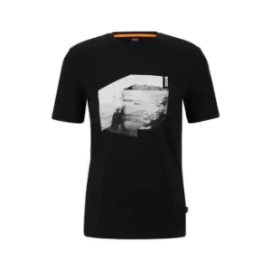 Image of Boss Teglow T-Shirt Mens - Black