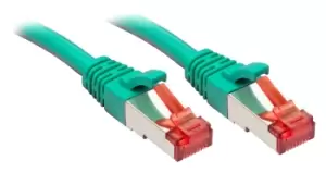 Image of Lindy Cat.6 S/FTP 7.5m networking cable Green Cat6 S/FTP (S-STP)
