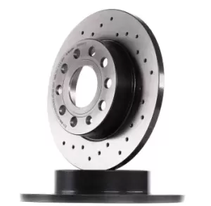 Image of PAIR BREMBO BRAKE XTRA DRILLED DISCS 08.9488.1X