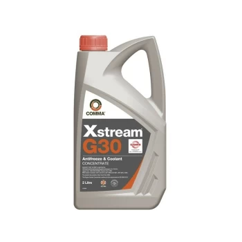 Image of Xstream G30 Antifreeze & Coolant - Concentrated - 2 Litre - XSR2L - Comma