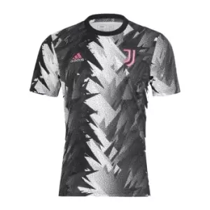 Image of 2022-2023 Juventus Pre-Match Training Shirt (Black-White)