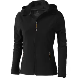 Image of Elevate Womens/Ladies Langley Softshell Jacket (XL) (Solid Black)