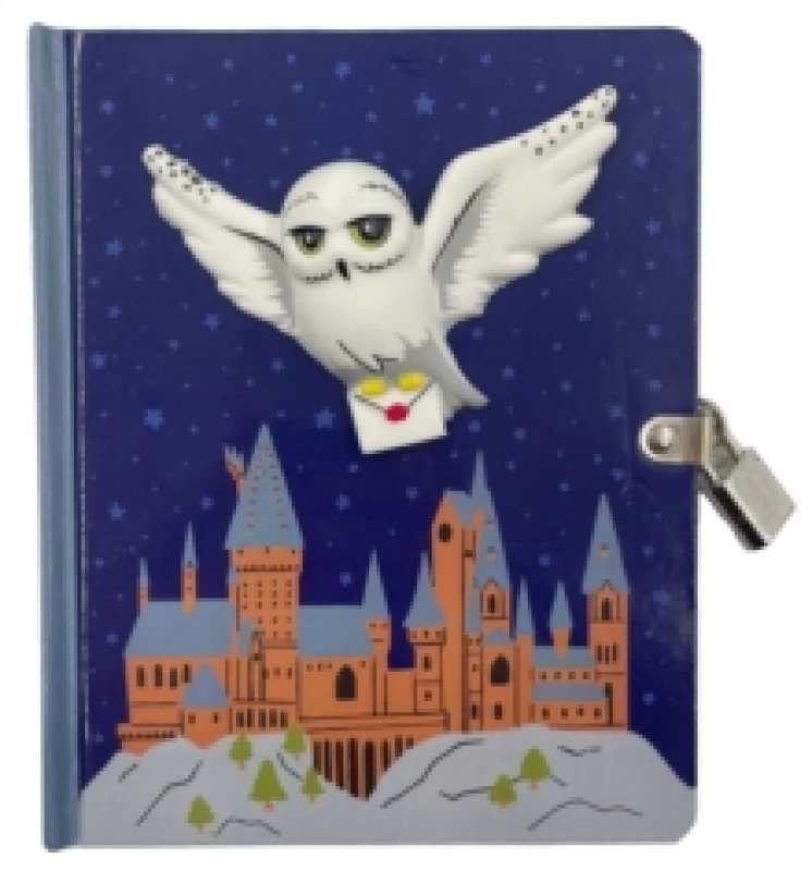 Image of Harry Potter: Hedwig Squishy Lock & Key Diary Hardback