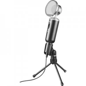 Image of Trust Madell Desk PC microphone Black Corded