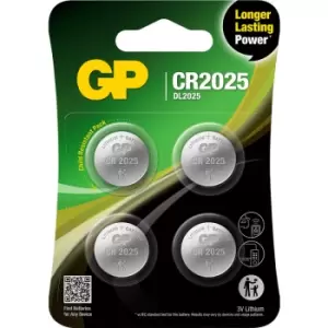 Image of GP Lithium Coin 3V CR/DL2025 (4 Pack)