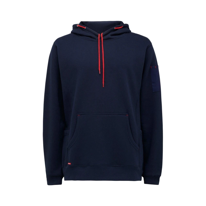 Image of Hard Yakka Brushed Fleece Hoodie Navy male Med
