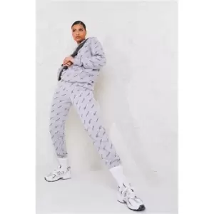 Image of I Saw It First Grey Marl Recycled Lilylane London Sports Bra - Grey