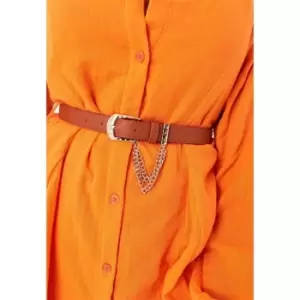 Image of Missguided Pack Chain Buckle Belt - Multi