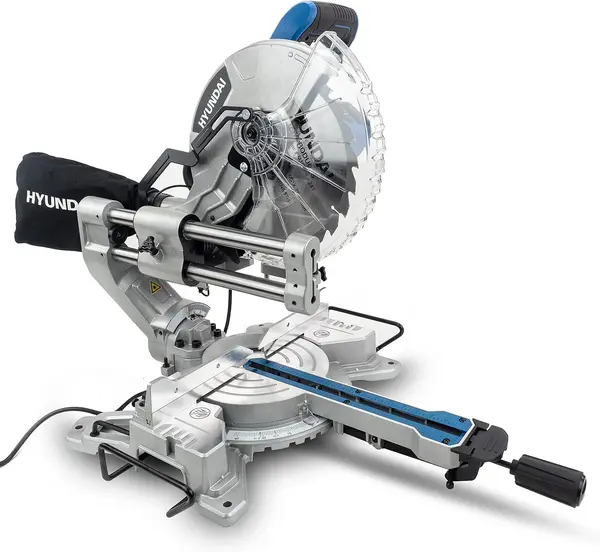 Image of Hyundai 2000W Sliding Mitre Saw 255mm Blade and Vacuum Cleaner 1200W Bundle