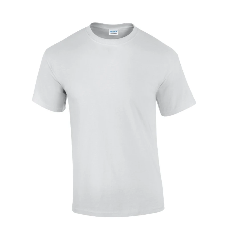 Image of Gildan Mens Ultra Cotton T-Shirt in White Size: Small White Male S