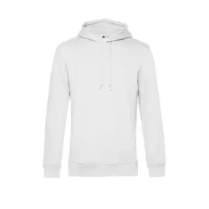 Image of B&C Mens Organic Hoodie (M) (White)