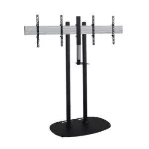 Image of B-Tech Universal Twin Screen VC Stand with Camera Shelf