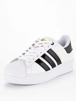 Image of adidas Originals Superstar Bold - White/Black, Size 5, Women
