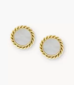 Image of Fossil Women Vintage Heritage Mother-of-pearl Stud Earrings