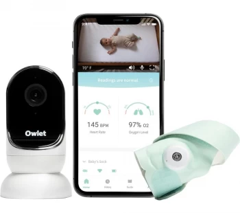 Image of OWLET Cam HD & Smart Sock Baby Monitor Bundle