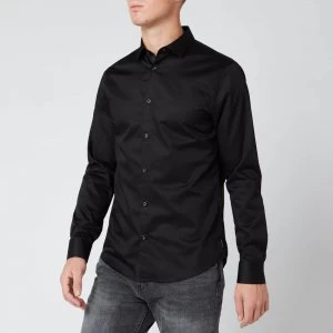Image of Armani Exchange Long Sleeve Shirt Black Size S Men